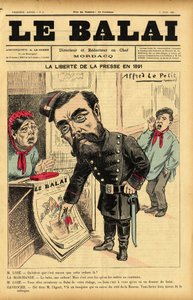Illustrasjon av Alfred Le Pepetit (1841-1909) for omslaget til Le Bai, nr. 6 av Alfred Le Petit