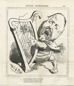 Illustrasjon av Alfred Le Pete (1841-1909) i Le Charivari av Alfred Le Petit