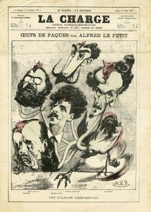Illustrasjon av Alfred Le Petité (1841-1909) i The Charge (1870) av Alfred Le Petit