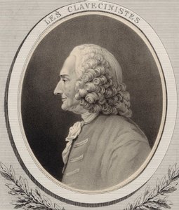 Portrett av komponisten Jean-Philippe Rameau 1683-1764.