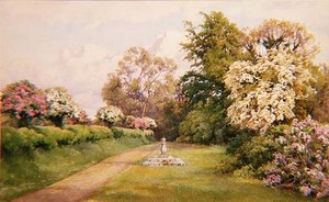 Sharcomb Garden (akvarell)