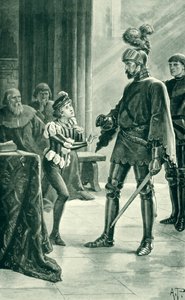 Admiral Sir Andrew Wood og James IV, illustrasjon fra 