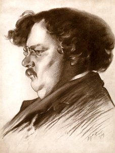 Gilbert Keith Chesterton, engelsk forfatter, 1909 1910.