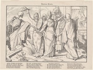 Også en dødedans I av Alfred Rethel