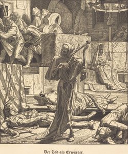 Døden som Strangler av Alfred Rethel
