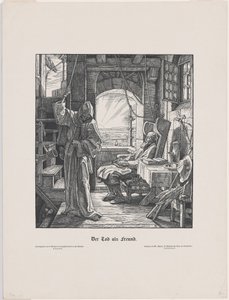 Døden som en venn av Alfred Rethel
