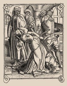 Die Nibelungen. Hvordan Gunther og Hagen og Kriemhild ble drept, 1840-1841.