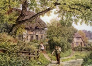 En bybane i Houghton, Sussex av Alfred Robert Quinton