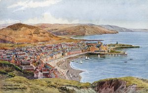 Aberystwyth fra Constitution Hill av Alfred Robert Quinton