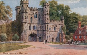 Battle Abbey nær Hastings av Alfred Robert Quinton