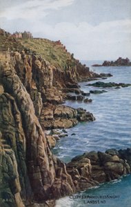 Cliffs and Armored Knight, Lands End av Alfred Robert Quinton