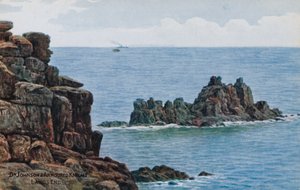 Dr Johnson and Armored Knight, Lands End