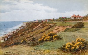 Frinton, Cliffs and Beach fra E av Alfred Robert Quinton