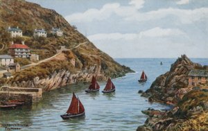 Harbour Mouth, Polperro av Alfred Robert Quinton