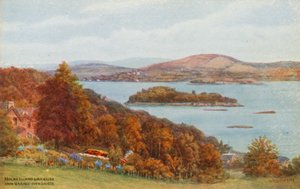 Holme Island og Arnside, fra Grange-over-Sands av Alfred Robert Quinton