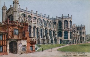 Hesteskoklostre og St Georges kapell, Windsor av Alfred Robert Quinton
