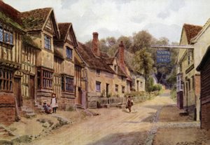 Hus tidligere okkupert av vevere, Kersey, Suffolk av Alfred Robert Quinton