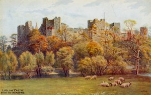 Ludlow Castle fra Meadows av Alfred Robert Quinton