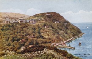 Lynton og Lynmouth fra Tors av Alfred Robert Quinton