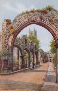 Ruinene av Priory, Canterbury Cathedral