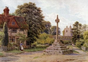 The Cross, East Hagbourne, Berkshire av Alfred Robert Quinton