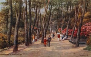The Pine Walk, Bournemouth av Alfred Robert Quinton