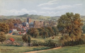 Wells Cathedral, fra Milton Hill av Alfred Robert Quinton