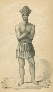 En indianer kledd i "Tobet" av Alfred Robinson