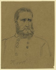 Konfødererte general John Bell Hood av Alfred Rudolph Waud