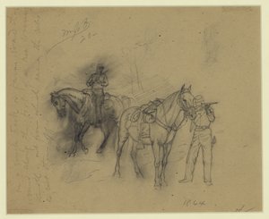 To kavalerister av Alfred Rudolph Waud