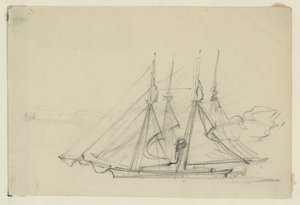 To seilskip av Alfred Rudolph Waud