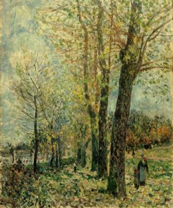 A.Sisley, landsbygd i nærheten av Moret av Alfred Sisley