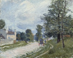 En sving i veien, 1873 av Alfred Sisley