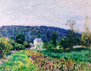 Åsene rundt Paris, 1879 av Alfred Sisley