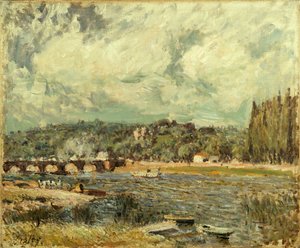 Sevres-broen av Alfred Sisley