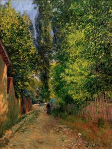 Omgivelsene til Louveciennes av Alfred Sisley