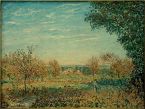 september morgen av Alfred Sisley