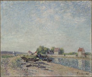 Saint-Mammes, Loing-kanalen av Alfred Sisley