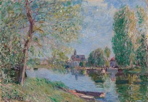 Vår i Moret-sur-Loing; Vår i Moret sur Loing, 1891