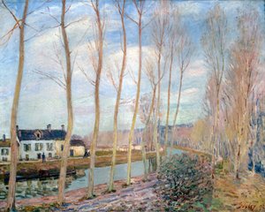 Loing-kanalen, 1892 av Alfred Sisley