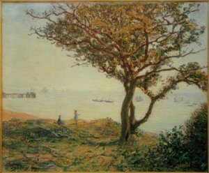 Cardiff Bay (båter i Cardiff Bay) av Alfred Sisley