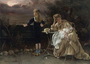 Mor og hennes barn, 1883.