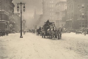 A Dreary Day, ca. 1897 (fotogravyr) av Alfred Stieglitz