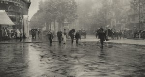 En regnfull dag på boulevarden – Paris av Alfred Stieglitz