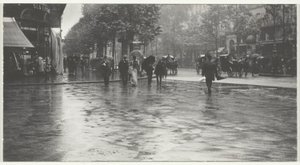 En våt dag på Boulevard, Paris av Alfred Stieglitz