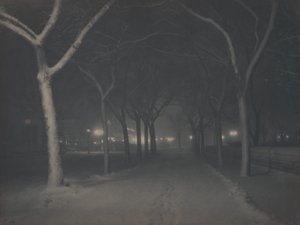 En iskald natt av Alfred Stieglitz