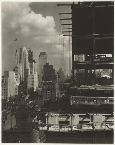 Fra mitt vindu på et amerikansk sted, nord av Alfred Stieglitz