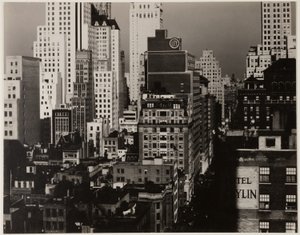 Fra mitt vindu på et amerikansk sted, nord av Alfred Stieglitz