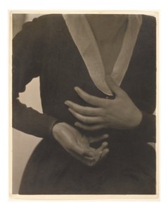 Georgia O’Keeffes hender på 291 av Alfred Stieglitz