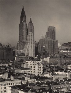 New York fra 405 East 54th Street av Alfred Stieglitz